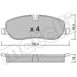 METELLI 22-0693-0 Klocki hamulcowe Rabat