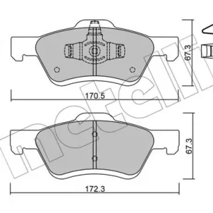 Ostatnia szansa METELLI 22-0906-0 Klocki hamulcowe