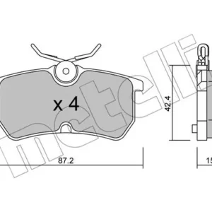 METELLI 22-0317-0 Klocki hamulcowe Oferta