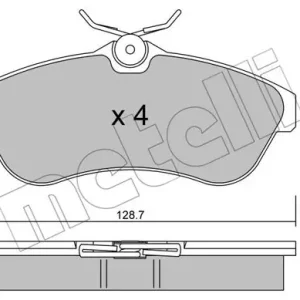 METELLI 22-0329-0 Klocki hamulcowe Zwrot pieniędzy