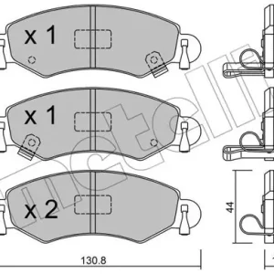 Kup teraz METELLI 22-0339-0 Klocki hamulcowe