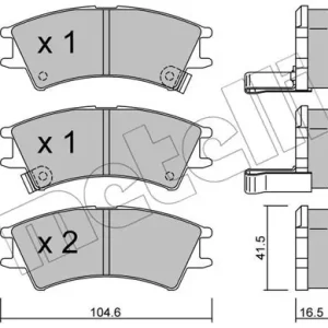 METELLI 22-0361-0 Klocki hamulcowe Oferta