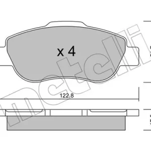 METELLI 22-0638-0 Klocki hamulcowe Ekspresowa dostawa