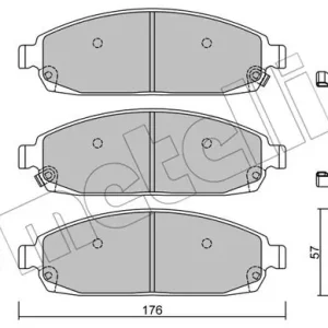 METELLI 22-0719-0 Klocki hamulcowe Oferta limitowana