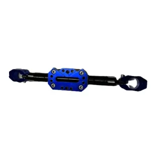 Wysoka jakość POPRZECZKA KIEROWNICY ATV ALUMINIOWA REGULOWANA CZARNO NIEBIESKA