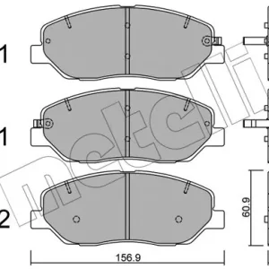 METELLI 22-0787-0 Klocki hamulcowe Oryginalny