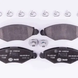 HELLA 8DB 355 009-411 Klocki hamulcowe Bezpieczna płatność