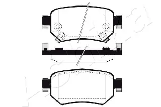 ASHIKA 51-03-319 Klocki hamulcowe Autentyczny