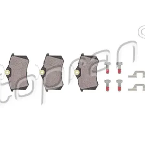 Autentyczny TOPRAN 107 239 Klocki hamulcowe