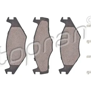 Zwrot pieniędzy TOPRAN 104 252 Klocki hamulcowe