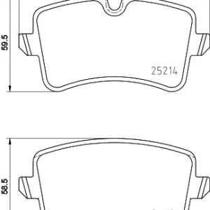 Ekspresowa dostawa HELLA 8DB 355 016-061 Klocki hamulcowe