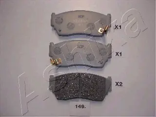 Autentyczny ASHIKA 50-01-149 Klocki hamulcowe