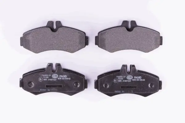 Premium HELLA 8DB 355 008-631 Klocki hamulcowe