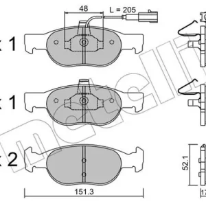 METELLI 22-0079-0 Klocki hamulcowe Zwrot pieniędzy