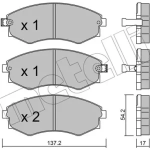 METELLI 22-0188-0 Klocki hamulcowe Oferta limitowana