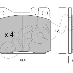 Tani CIFAM 822-011-0 Klocki hamulcowe