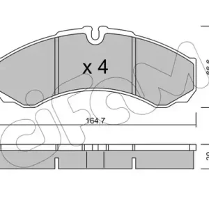 CIFAM 822-212-6 Klocki hamulcowe Zwrot pieniędzy