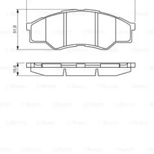 Ostatnia szansa BOSCH 0 986 494 425 Klocki hamulcowe