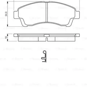 BOSCH 0 986 494 503 Klocki hamulcowe Wyprzedaż