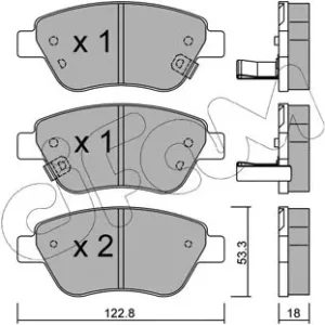 CIFAM 822-321-4 Klocki hamulcowe Wyprzedaż