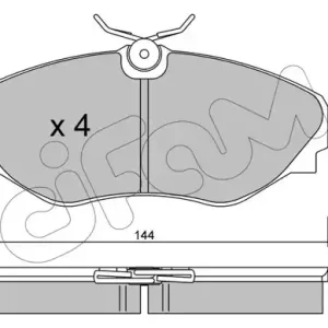 Szybka dostawa CIFAM 822-338-0 Klocki hamulcowe