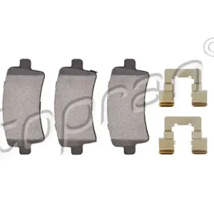 Zamów teraz TOPRAN 207 651 Klocki hamulcowe