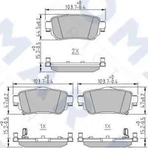FOMAR FRICTION FO 266281 Klocki hamulcowe Szybka dostawa
