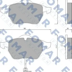 Szybka dostawa FOMAR FRICTION FO 668681 Klocki hamulcowe