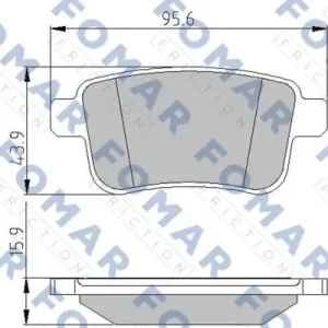 FOMAR FRICTION FO 935681 Klocki hamulcowe Kup teraz