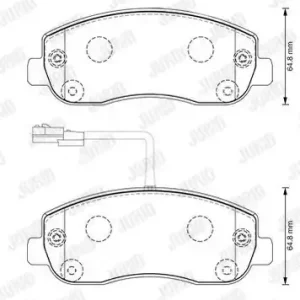 JURID 573357J Klocki hamulcowe Najlepsza cena