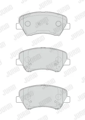 Autentyczny JURID 573406J Klocki hamulcowe