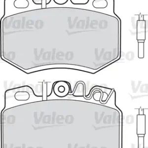 VALEO 540504 Klocki hamulcowe Bezpieczna płatność