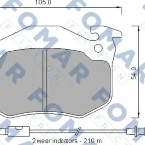 FOMAR FRICTION FO 528281 Klocki hamulcowe Oferta