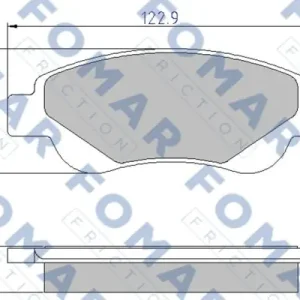 FOMAR FRICTION FO 929481 Klocki hamulcowe Ekspresowa dostawa