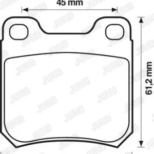 Najlepsza cena JURID 571533J Klocki hamulcowe