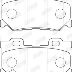 Tylko dziś JURID 572659J Klocki hamulcowe