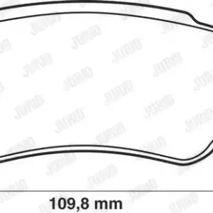 JURID 573115J Klocki hamulcowe Nowość