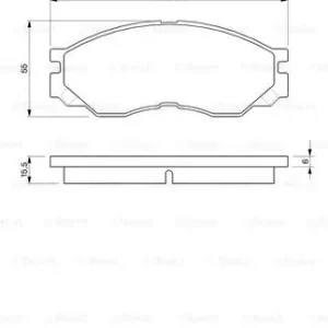 BOSCH 0 986 424 572 Klocki hamulcowe Tylko dziś