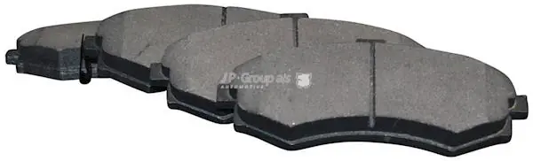 Zwrot pieniędzy JP GROUP 3563600110 Klocki hamulcowe