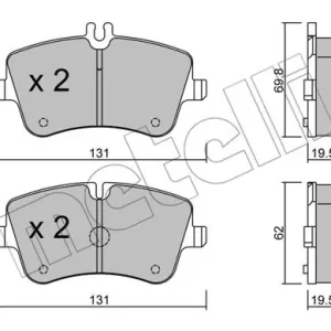 METELLI 22-0342-0 Klocki hamulcowe Niska cena