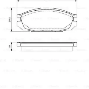 BOSCH 0 986 461 133 Klocki hamulcowe Autentyczny