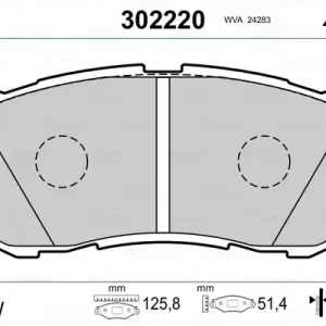 VALEO 302220 Klocki hamulcowe Tani