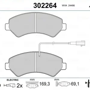 Promocja VALEO 302264 Klocki hamulcowe