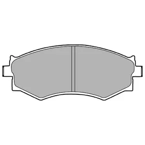 Autentyczny DELPHI LP1228 Klocki hamulcowe