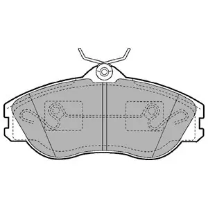 DELPHI LP1445 Klocki hamulcowe Bezpieczna płatność