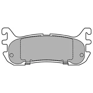 DELPHI LP1452 Klocki hamulcowe Premium