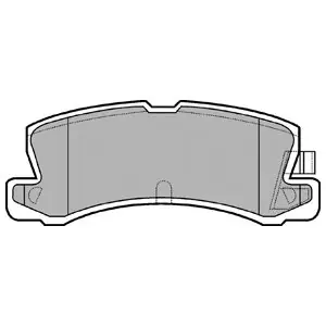 DELPHI LP611 Klocki hamulcowe Premium