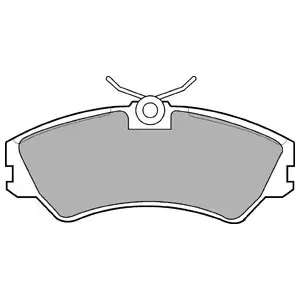 Autentyczny DELPHI LP668 Klocki hamulcowe