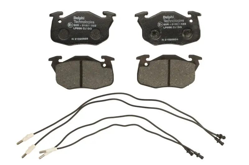 Tylko dziś DELPHI LP696 Klocki hamulcowe