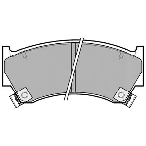 Oferta limitowana DELPHI LP1590 Klocki hamulcowe